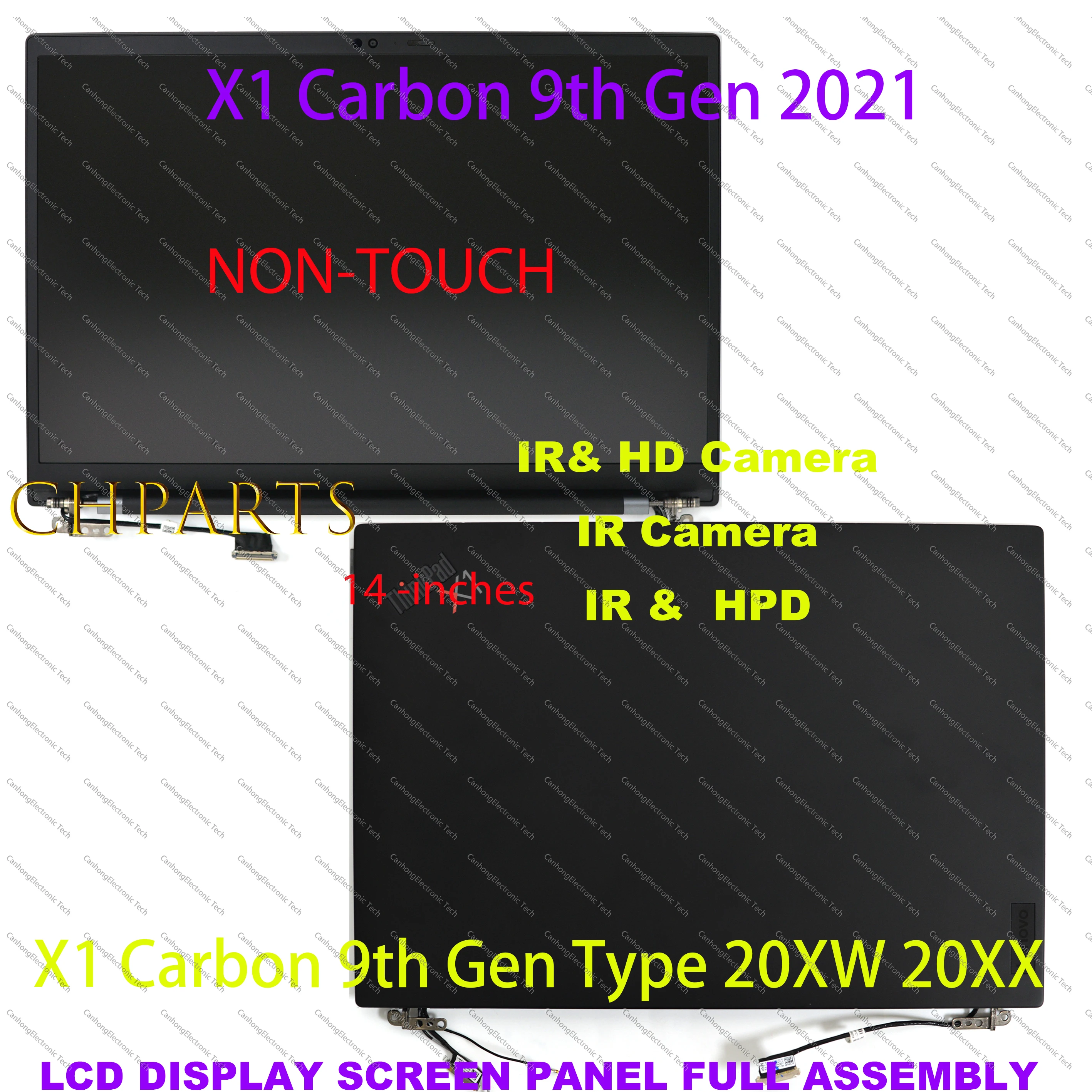 14-Inches Laptop LCD Screen Display Replacement Full Assembly 5D10V82369 For Lenovo Thinkpad X1 Carbon 9th Gen 20XW 20XX 2021
14-Inches Laptop LCD Screen Display Replacement Full Assembly 5D10V82369 For Lenovo Thinkpad X1 Carbon 9th Gen 20XW 20XX 2021