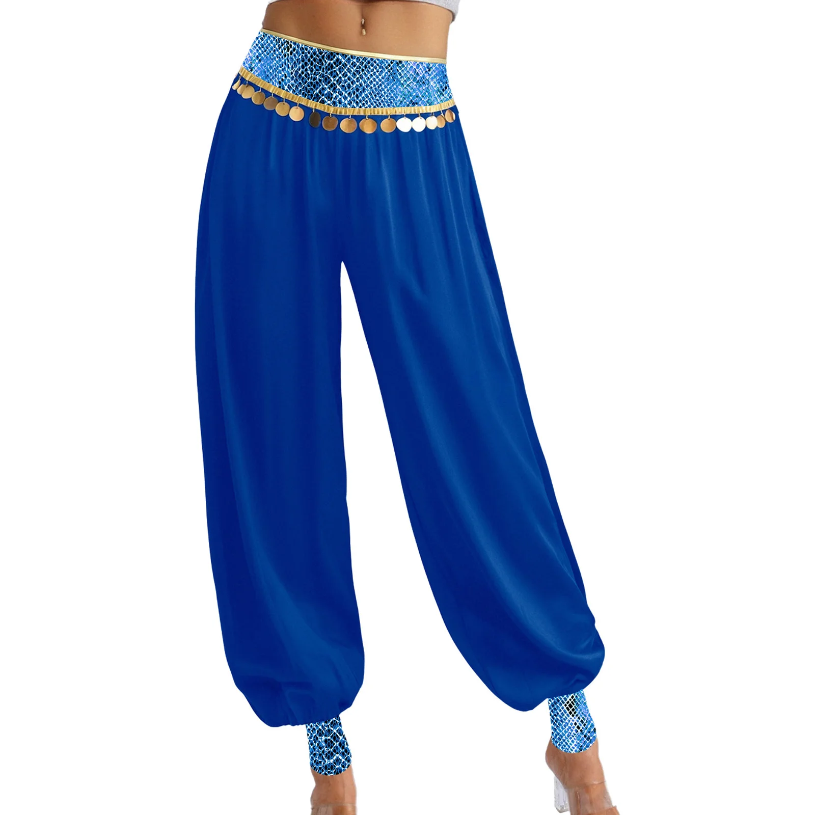 Women's Belly Dance Performance Competition Bloomers Pants Snakeskin Print Sequin Fringe Long Pants Lightweight Mesh Bloomers
Women's Belly Dance Performance Competition Bloomers Pants Snakeskin Print Sequin Fringe Long Pants Lightweight Mesh Bloomers
