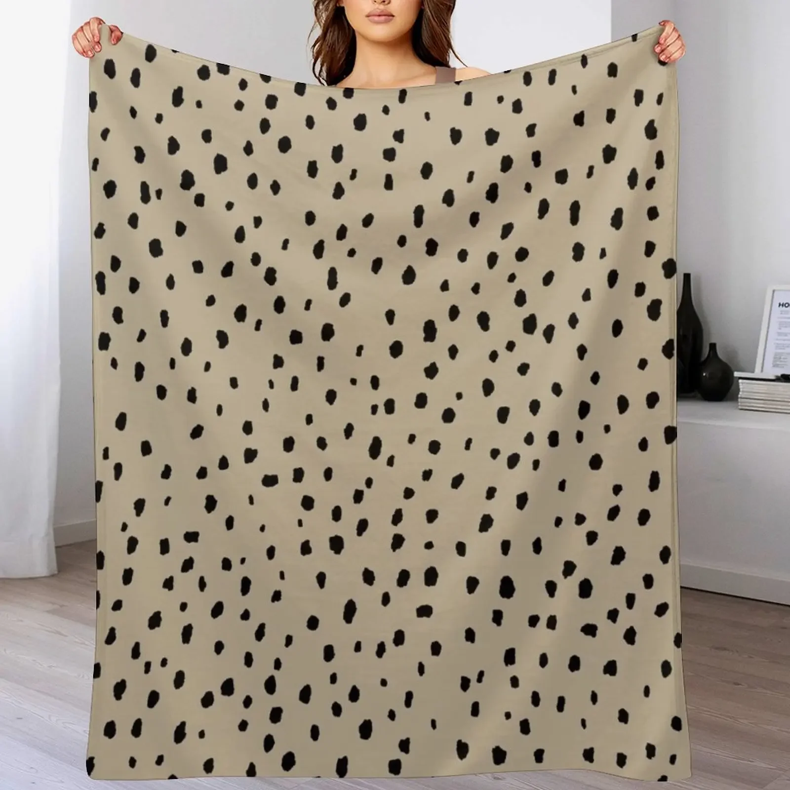 Speckle Polka Dot Dalmatian Pattern (black/tan) Throw Blanket Cute Plaid Flannel bed plaid Blankets
Speckle Polka Dot Dalmatian Pattern (black/tan) Throw Blanket Cute Plaid Flannel bed plaid Blankets