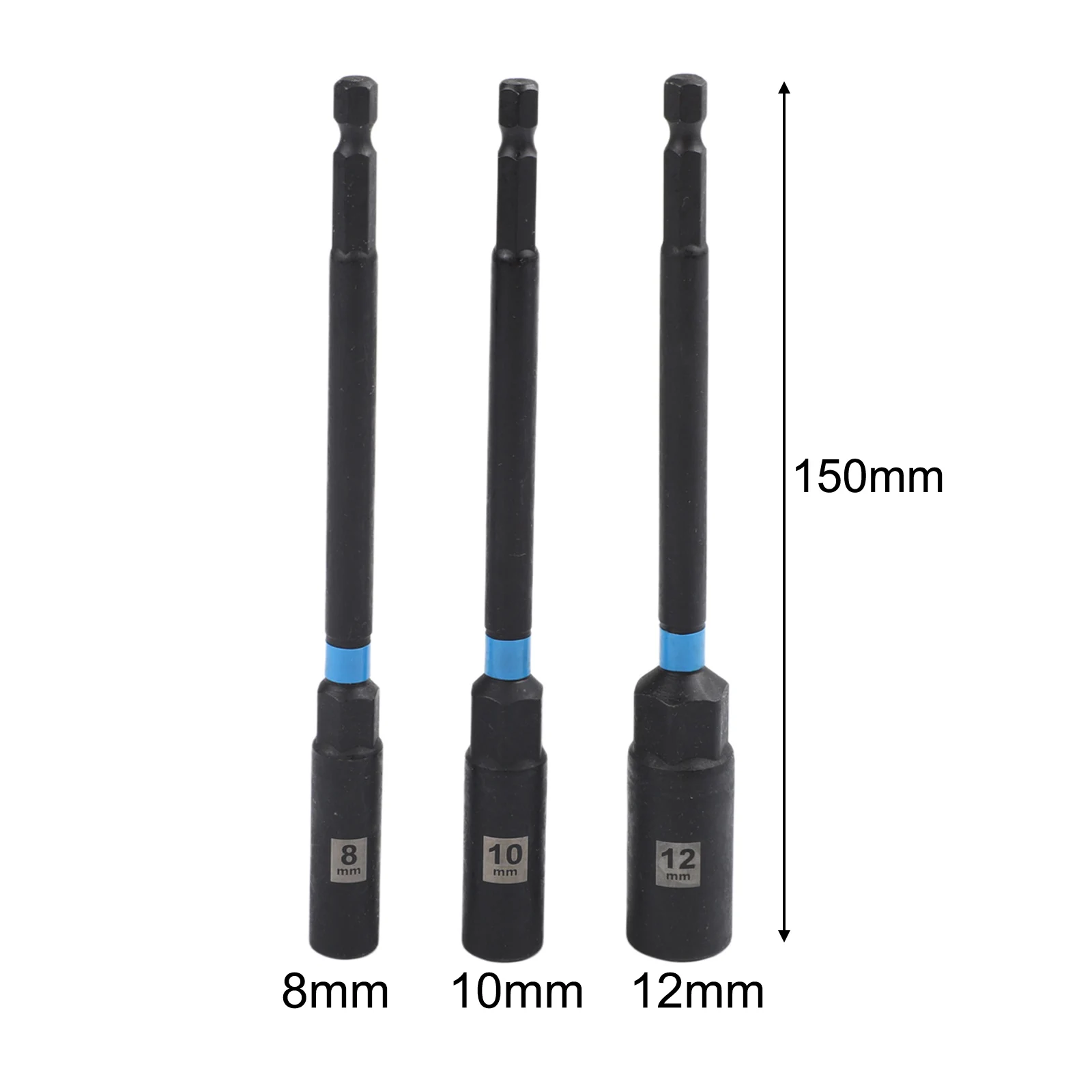 3PC Hex Nut Driver Drill Bit Adapter Set for Electric and Pneumatic Tools 150mm Extension Sleeve 8mm 10mm 12mm Sizes
3PC Hex Nut Driver Drill Bit Adapter Set for Electric and Pneumatic Tools 150mm Extension Sleeve 8mm 10mm 12mm Sizes