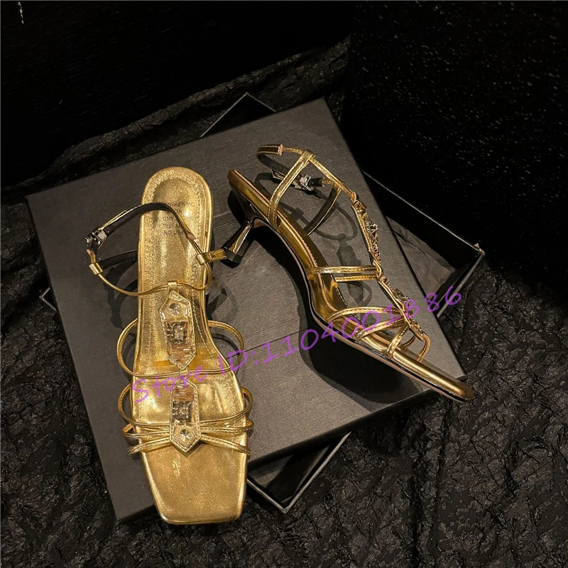 Luxury Gold High Heels Women Sandals French Style Sexy Elegant rhinestone Open Toe T-strap Stiletto Sandals Party Wedding Shoes
Luxury Gold High Heels Women Sandals French Style Sexy Elegant rhinestone Open Toe T-strap Stiletto Sandals Party Wedding Shoes