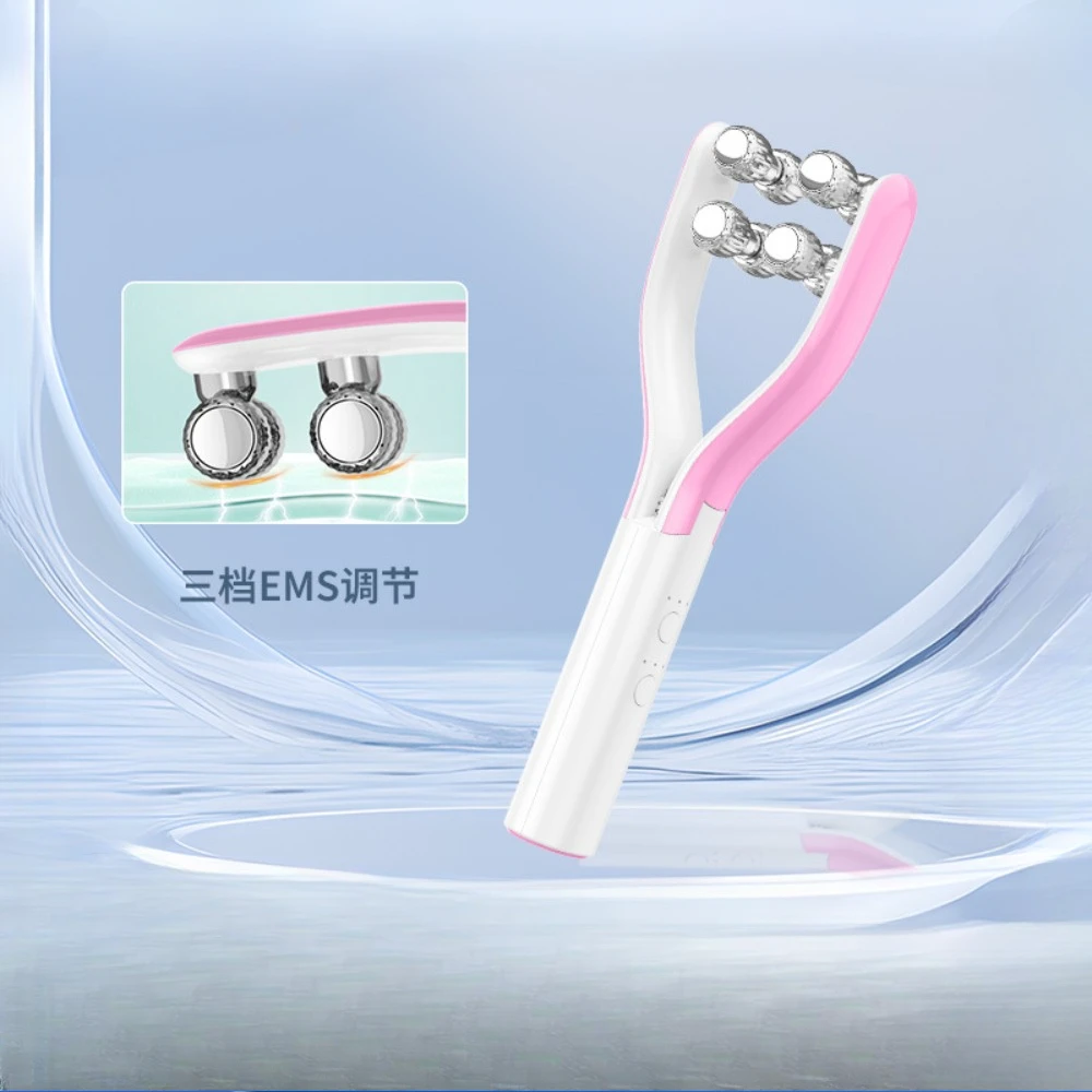 EMS Micro-current Facial Massage Lifting Rod Energy Roller Care Stick Double Wave Wheel Massage Beauty Instrument V Face Roller
EMS Micro-current Facial Massage Lifting Rod Energy Roller Care Stick Double Wave Wheel Massage Beauty Instrument V Face Roller