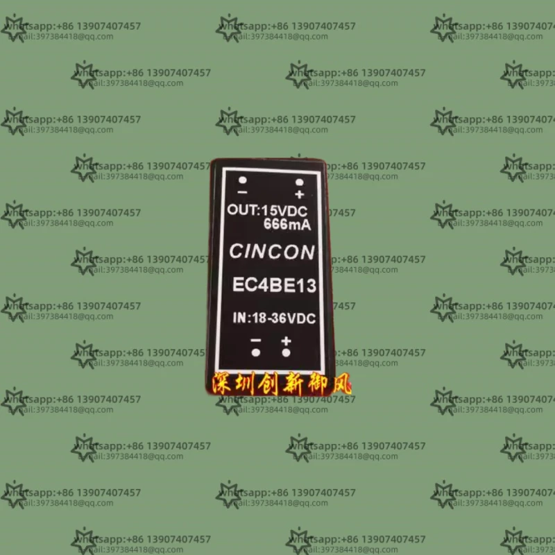EC4BE13 EC4BE11 5V2A CINCON power module 15V output 24V-15V, not brand new
EC4BE13 EC4BE11 5V2A CINCON power module 15V output 24V-15V, not brand new