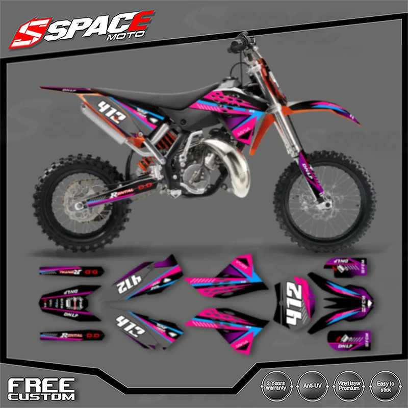 SPACE Custom Motorcycle Graphics Background Decal for KTM SX SX65 2009 2008 2010 2011 2012 2013 2014 2015 SX 50 Stickers Kits 08
SPACE Custom Motorcycle Graphics Background Decal for KTM SX SX65 2009 2008 2010 2011 2012 2013 2014 2015 SX 50 Stickers Kits 08