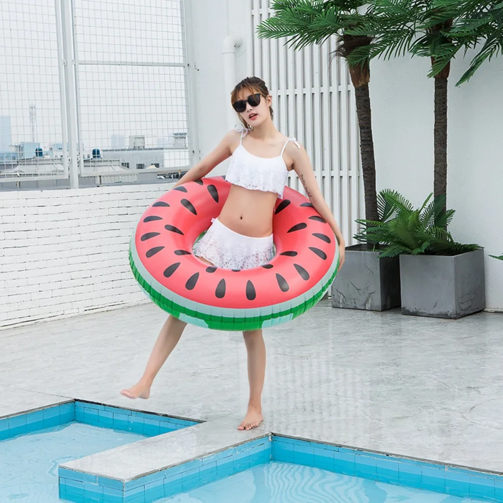Thickened PVC 120 Inflatable Watermelon Swimming Ring, Adult Water Ring Foldable Water Lounge Chair for Pool Relaxing
Thickened PVC 120 Inflatable Watermelon Swimming Ring, Adult Water Ring Foldable Water Lounge Chair for Pool Relaxing