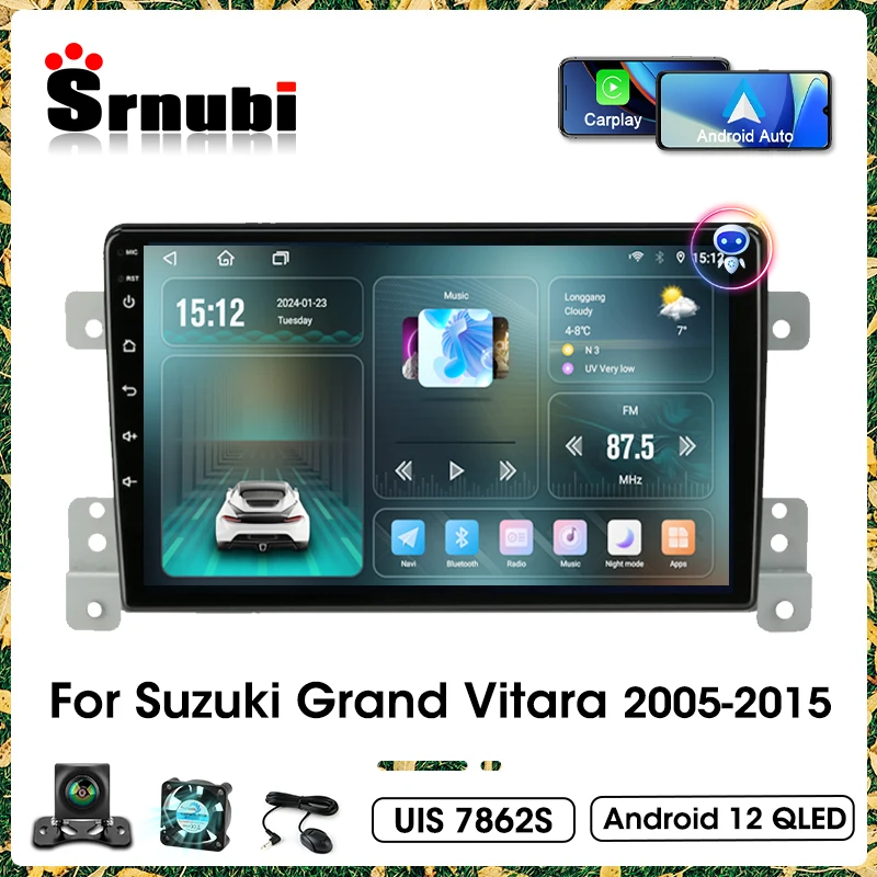 Автомагнитола 2 Din Android 12 для Suzuki Grand Vitara 3 2005-2015, мультимедийный видеоплеер Carplay, автостерео, GPS, 4G, RDS, головное устройство
Автомагнитола 2 Din Android 12 для Suzuki Grand Vitara 3 2005-2015, мультимедийный видеоплеер Carplay, автостерео, GPS, 4G, RDS, головное устройство