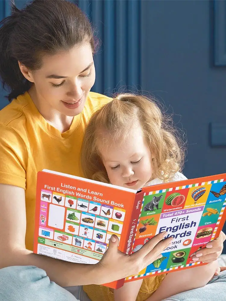 First English Words Sound Speaking Book for Kids Early Education Board Book Baby Learning English Picture Books Montessori Toys
First English Words Sound Speaking Book for Kids Early Education Board Book Baby Learning English Picture Books Montessori Toys