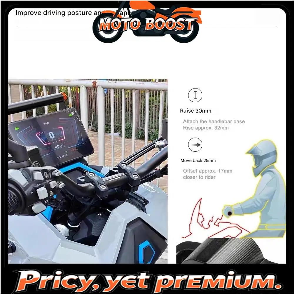 Motorcycle accessories handlebar riser resistance handlebar height increase code suitable for ZONTES 368G 368 G 368-G
Motorcycle accessories handlebar riser resistance handlebar height increase code suitable for ZONTES 368G 368 G 368-G