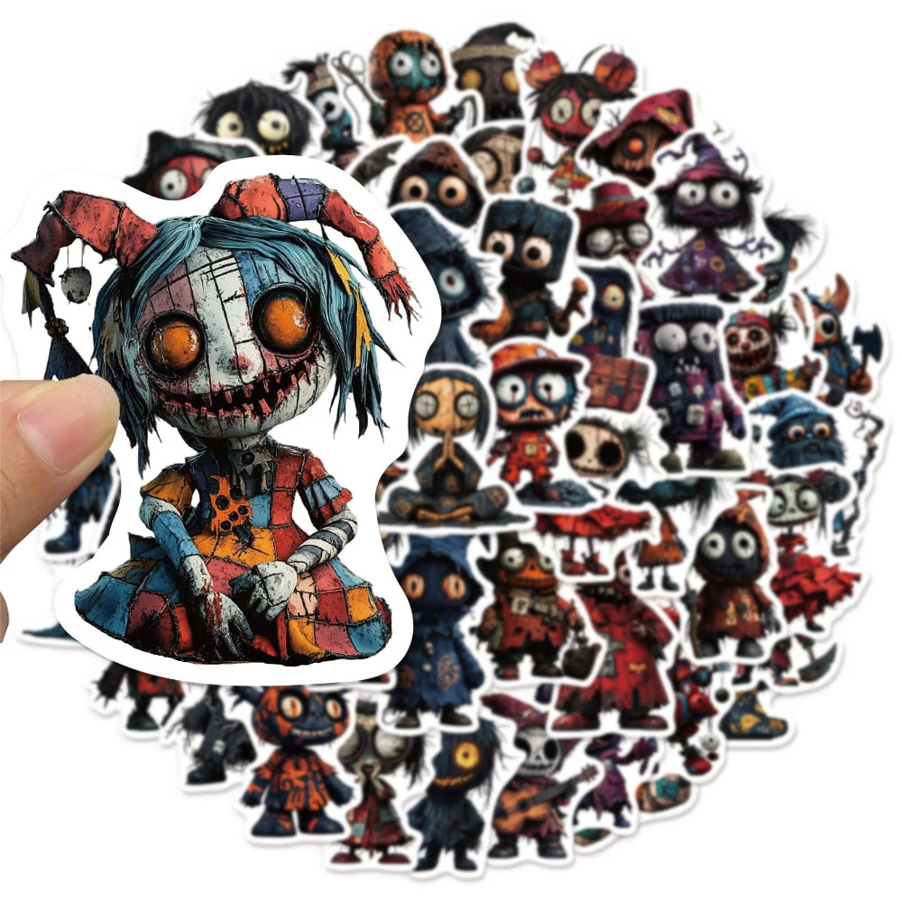 10/30/50pcs Cartoon Gothic Horror Doll Stickers Dark Terror Graffiti Decals Toy DIY Stationery Luggage Phone Waterproof Sticker
10/30/50pcs Cartoon Gothic Horror Doll Stickers Dark Terror Graffiti Decals Toy DIY Stationery Luggage Phone Waterproof Sticker
