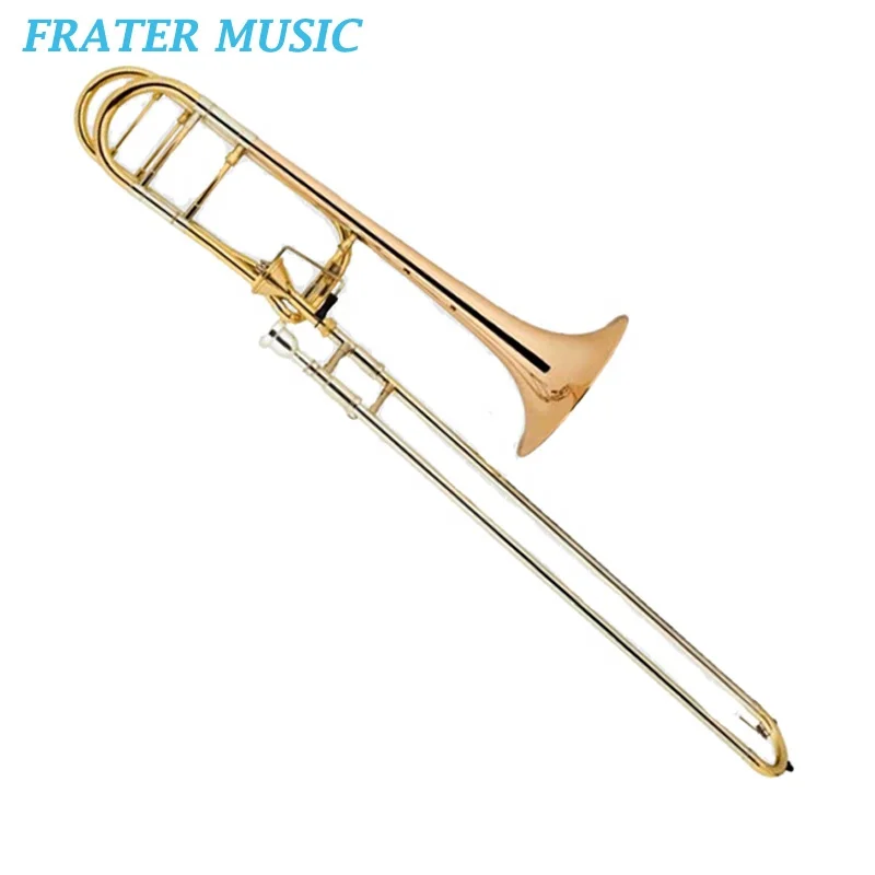 Clear Lacquer Gold Brass Bell Bb/F Tapered Piston Modulated Tenor Trombone With Nickel Silver Brass Inner/outer Tube (JTB-651)
Clear Lacquer Gold Brass Bell Bb/F Tapered Piston Modulated Tenor Trombone With Nickel Silver Brass Inner/outer Tube (JTB-651)