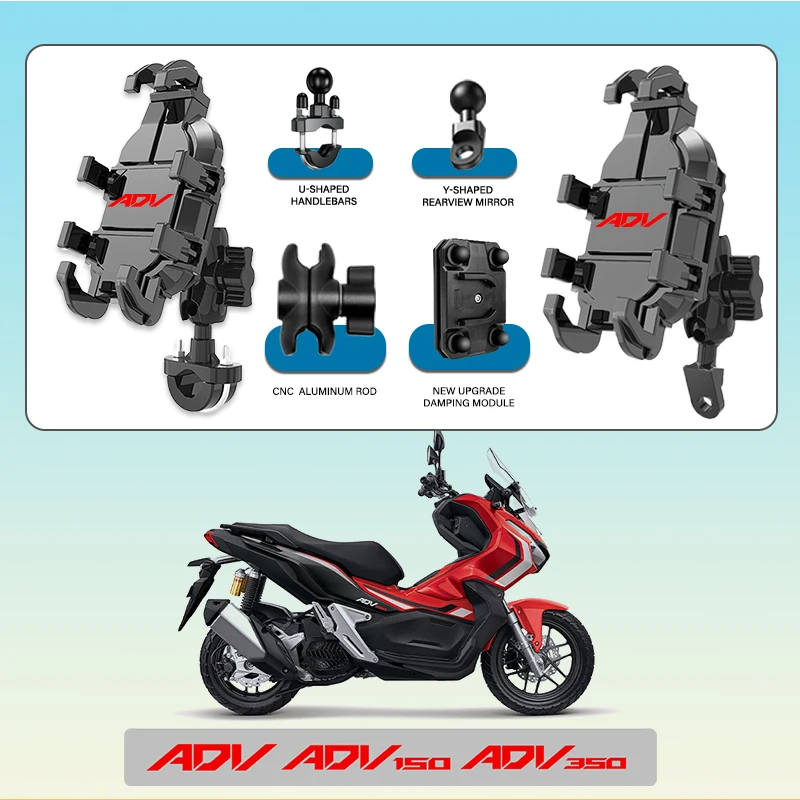 For ADV HONDA PCX125 PCX150 PCX ADV 350 ADV150 ADV350 Phone Mount Stand Motorcycle Holder 360° Rotatable ABS Adjustable
For ADV HONDA PCX125 PCX150 PCX ADV 350 ADV150 ADV350 Phone Mount Stand Motorcycle Holder 360° Rotatable ABS Adjustable