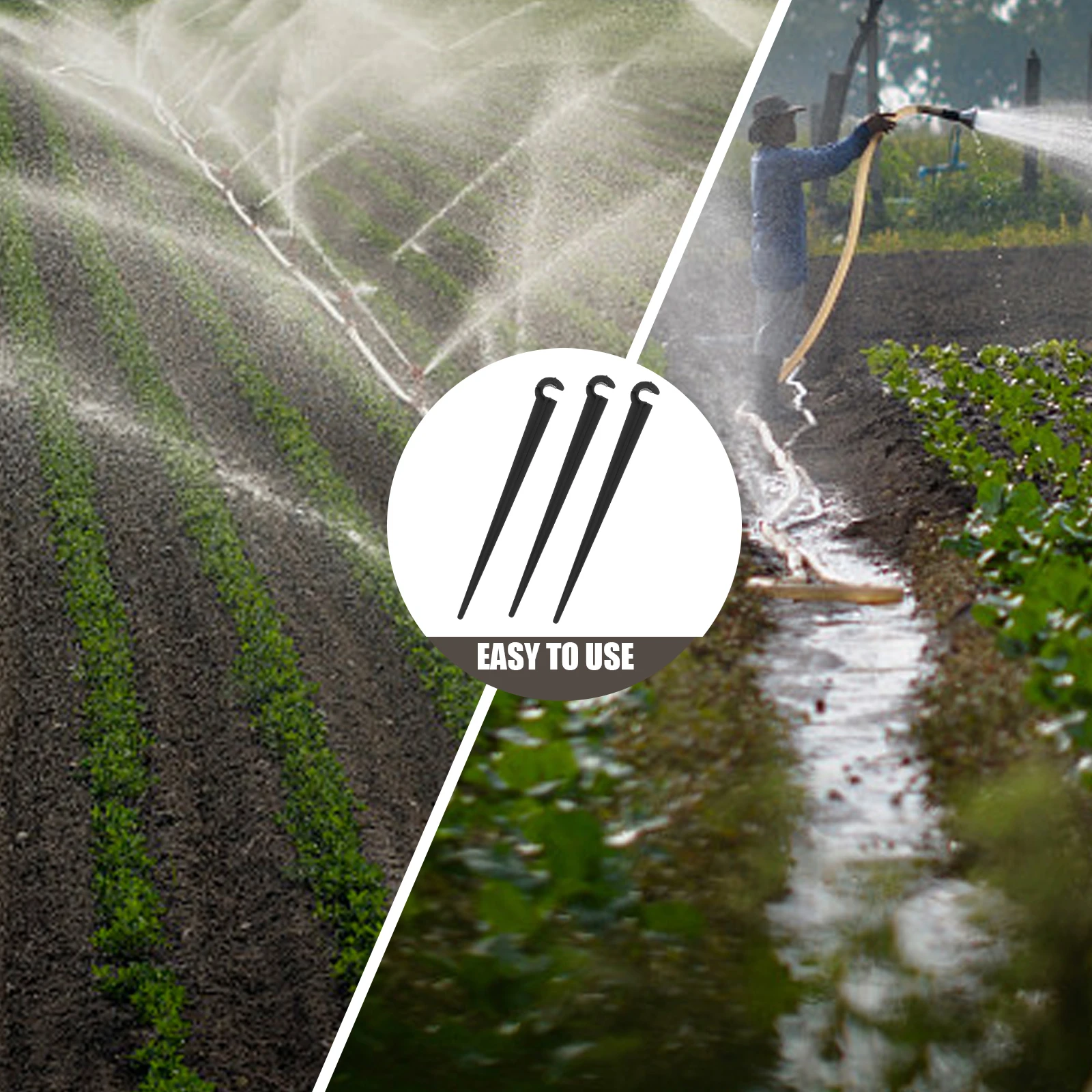 50pcs Irrigation Fixed Stakes Gardening Watering Support Rods Drip Hose Holders Ground Insert Rods For Automatic Irrigation
50pcs Irrigation Fixed Stakes Gardening Watering Support Rods Drip Hose Holders Ground Insert Rods For Automatic Irrigation
