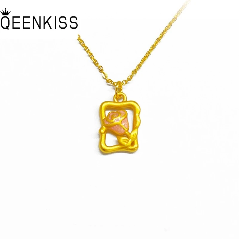 KISS&FLOWER Gold Rose Flower Necklace Pendants For Women Wedding Party Birthday Christmas Bride Mother Girl Ladies Gifts PT5211
KISS&FLOWER Gold Rose Flower Necklace Pendants For Women Wedding Party Birthday Christmas Bride Mother Girl Ladies Gifts PT5211