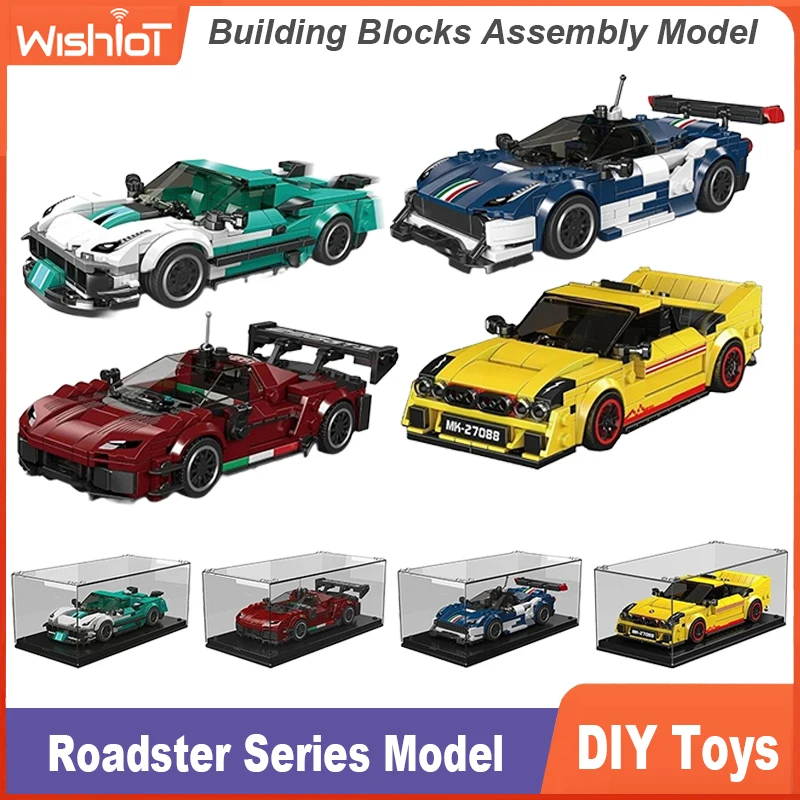 MOLD KING Sport Car Roadster Series Модель 27085 27086 27087 27088 DIY Строительный блок с коробкой для дисплея EVO38 F296 F488 GT3 F8XX
MOLD KING Sport Car Roadster Series Модель 27085 27086 27087 27088 DIY Строительный блок с коробкой для дисплея EVO38 F296 F488 GT3 F8XX