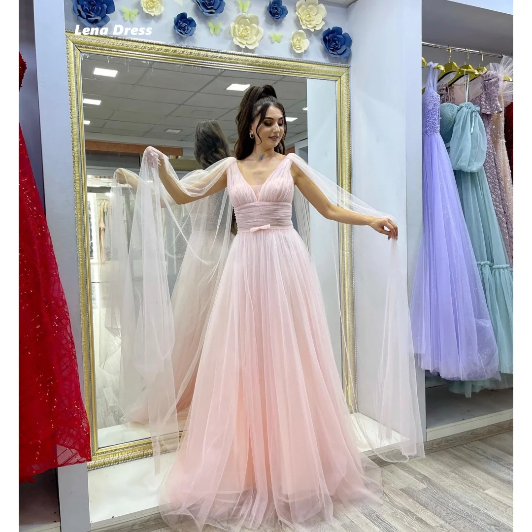 Lena Prom Dresses 2025 Luxury Elegant Evening Dresses for Special Occasions Pink Sleeveless Custom Made V-neck Shawl Robe Soiree
Lena Prom Dresses 2025 Luxury Elegant Evening Dresses for Special Occasions Pink Sleeveless Custom Made V-neck Shawl Robe Soiree