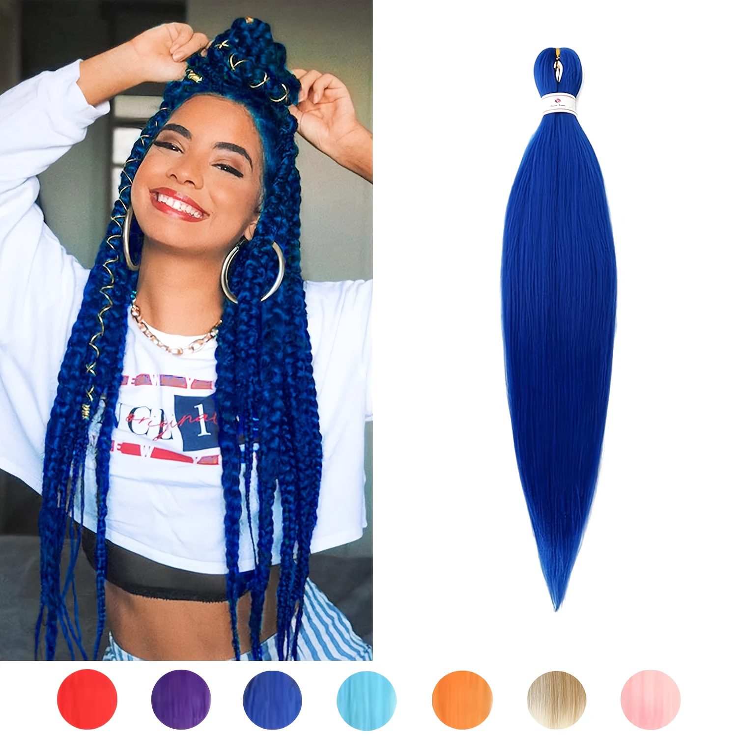 Предварительно растянутые плетеные волосы, 26-дюймовые длинные наращивание волос для женщин, волосы яки, профессиональные синтетические волосы цвета
Предварительно растянутые плетеные волосы, 26-дюймовые длинные наращивание волос для женщин, волосы яки, профессиональные синтетические волосы цвета