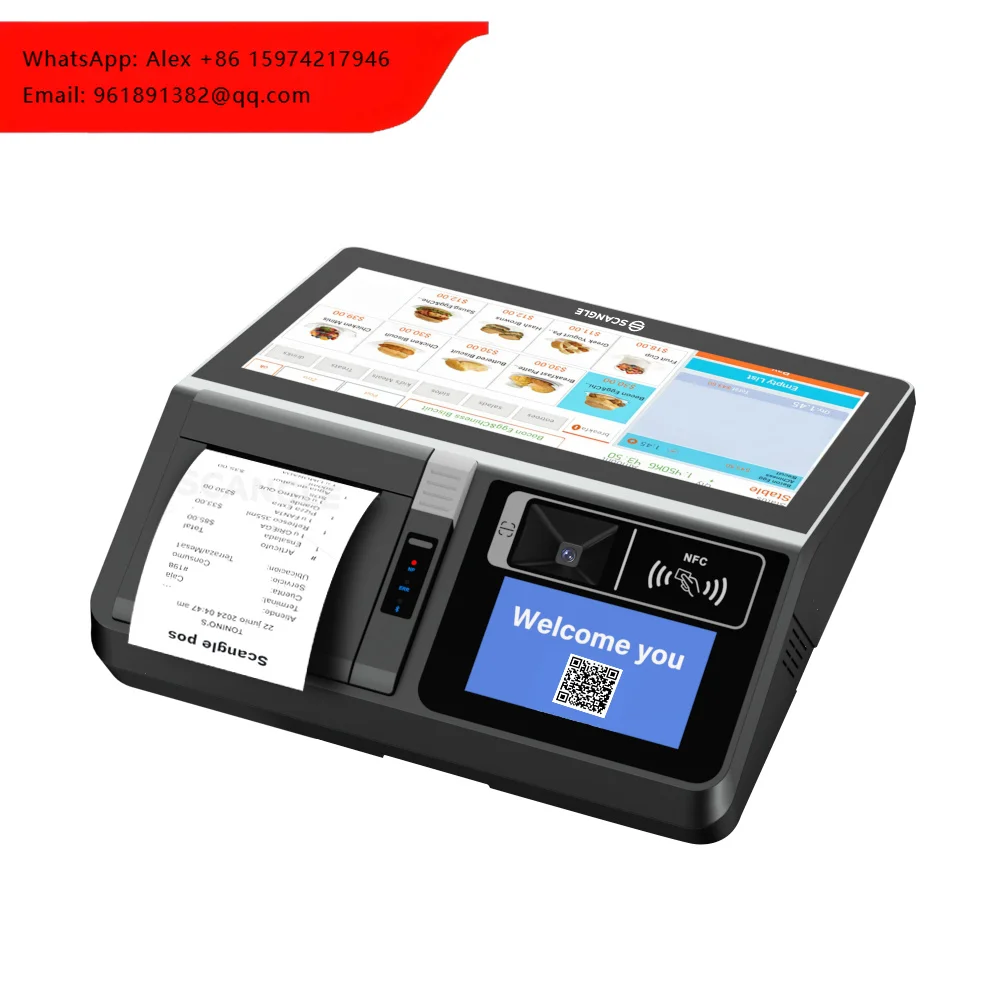 11.6 +4.3 Inch Touch Screen Pos System Support Windows And Android With Thermal Printer And Offer Low Price
11.6 +4.3 Inch Touch Screen Pos System Support Windows And Android With Thermal Printer And Offer Low Price