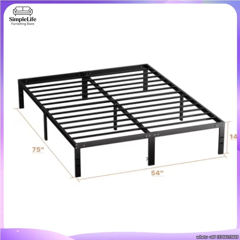 Metal Bed Frame with Storage Space Heavy Duty Steel Slats Support Platform Bed Base for Mattress Modern Low Profile Bedstead
Metal Bed Frame with Storage Space Heavy Duty Steel Slats Support Platform Bed Base for Mattress Modern Low Profile Bedstead