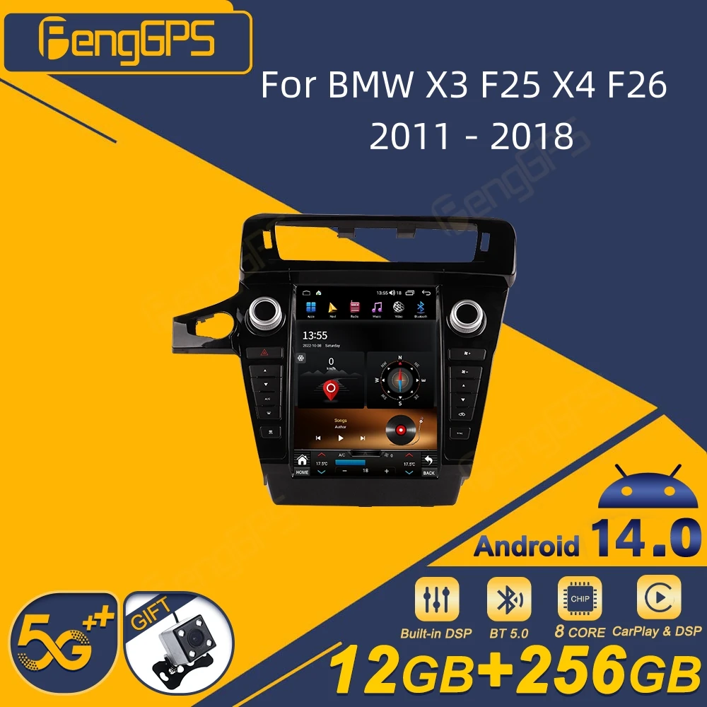 Для BMW X3 F25 X4 F26 2011-2018 Автомобильный радиоприемник Беспроводная система Carplay Android Auto Интеллектуальная система Мультимедийный плеер Стерео GPS Navi
Для BMW X3 F25 X4 F26 2011-2018 Автомобильный радиоприемник Беспроводная система Carplay Android Auto Интеллектуальная система Мультимедийный плеер Стерео GPS Navi