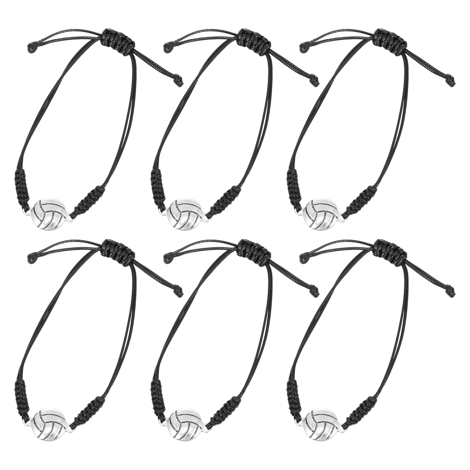 6pcs Volleyball Pendant Bracelets Braided Adjustable Teen Boy Girl Lightweight Durable Team Gift Elastic Wrist Accessories
6pcs Volleyball Pendant Bracelets Braided Adjustable Teen Boy Girl Lightweight Durable Team Gift Elastic Wrist Accessories