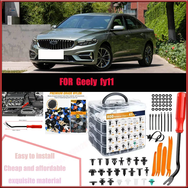 For Geely Fy11 Chevrolet Honda Audi Car Plastic Retainer Clips Kit 800+45pcs Auto Fender Push Pin Car Fastener Clip Mixed Set
For Geely Fy11 Chevrolet Honda Audi Car Plastic Retainer Clips Kit 800+45pcs Auto Fender Push Pin Car Fastener Clip Mixed Set