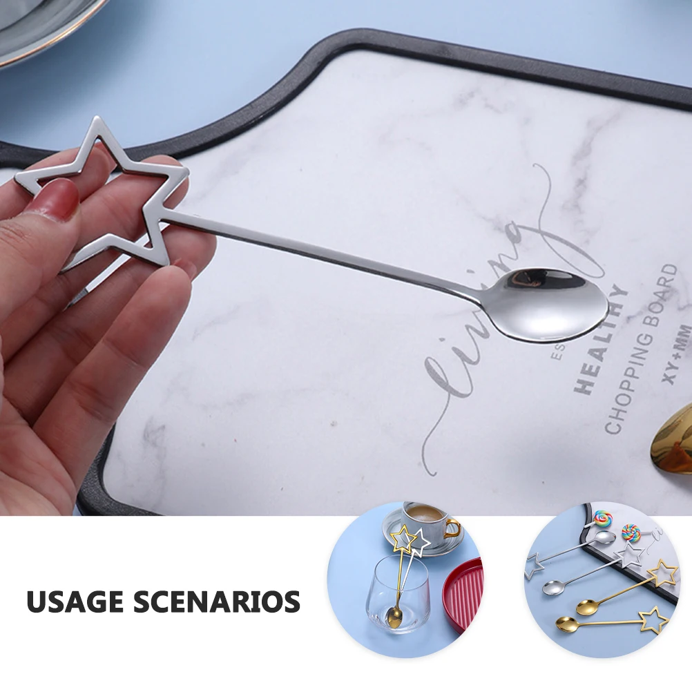 2 Pcs Five Dessert Spoons Stainless Steel Golden Silver Tea Coffee Ice Cream Spoon Elegant Dining Gift Easy Clean
2 Pcs Five Dessert Spoons Stainless Steel Golden Silver Tea Coffee Ice Cream Spoon Elegant Dining Gift Easy Clean