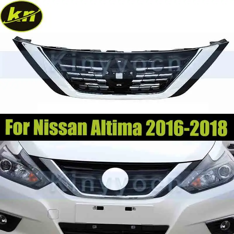 Решетка переднего бампера автомобиля, маска радиатора для Nissan Altima 2016 2017 2018, сетчатая решетка переднего бампера автомобиля
Решетка переднего бампера автомобиля, маска радиатора для Nissan Altima 2016 2017 2018, сетчатая решетка переднего бампера автомобиля