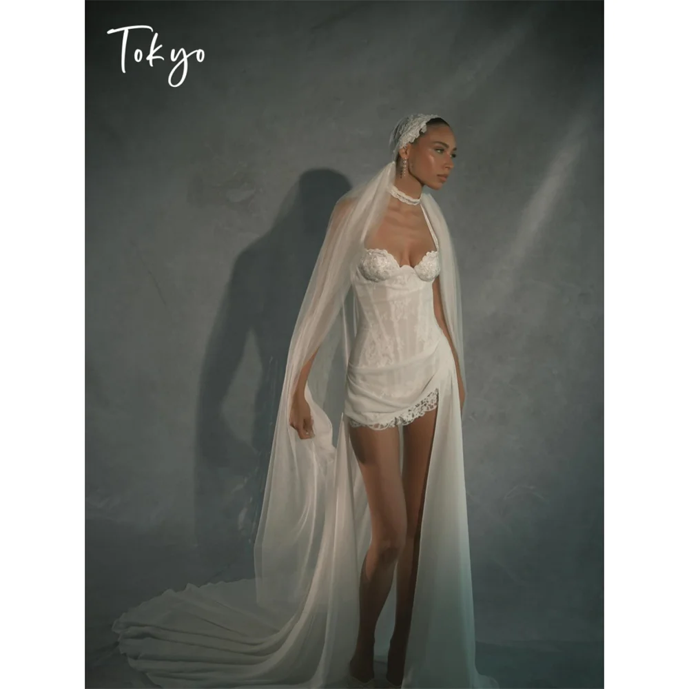 Tokyo Lace Corset Sheer Mesh Mini Dress Sexy White Elegant Bridal Bachelorette Party Slim Fit Sweetheart Neck Wedding Reception
Tokyo Lace Corset Sheer Mesh Mini Dress Sexy White Elegant Bridal Bachelorette Party Slim Fit Sweetheart Neck Wedding Reception
