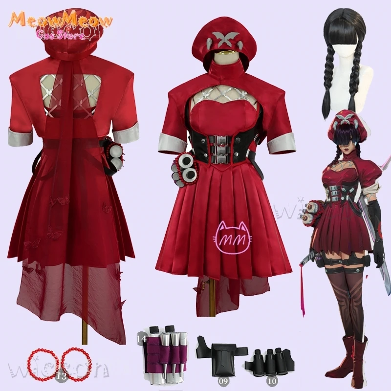 MR Rivals Косплей Psylocke Blood Kariudo EPIC наряд парик костюм одежда красная униформа Хэллоуин ролевая игра аниме платье шляпа
MR Rivals Косплей Psylocke Blood Kariudo EPIC наряд парик костюм одежда красная униформа Хэллоуин ролевая игра аниме платье шляпа