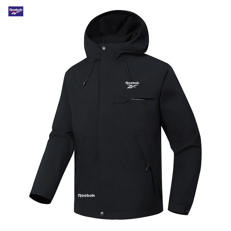Reebok Spring/Autumn Waterproof Outdoor Cycling Jacket - Men's Hooded Hunting Running Mountaineering Fishing Rock Climbing Windp
Reebok Spring/Autumn Waterproof Outdoor Cycling Jacket - Men's Hooded Hunting Running Mountaineering Fishing Rock Climbing Windp