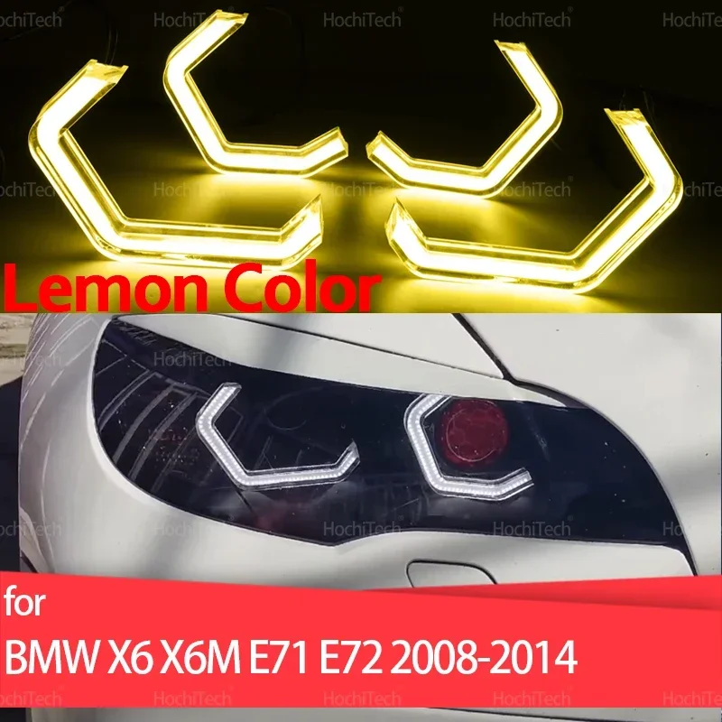 Отличный дневной свет лимонно-желтого цвета в стиле M4, ультра яркие белые светодиодные кольца с ангельскими глазами для BMW X6 X6M E71 E72 2008-2014
Отличный дневной свет лимонно-желтого цвета в стиле M4, ультра яркие белые светодиодные кольца с ангельскими глазами для BMW X6 X6M E71 E72 2008-2014
