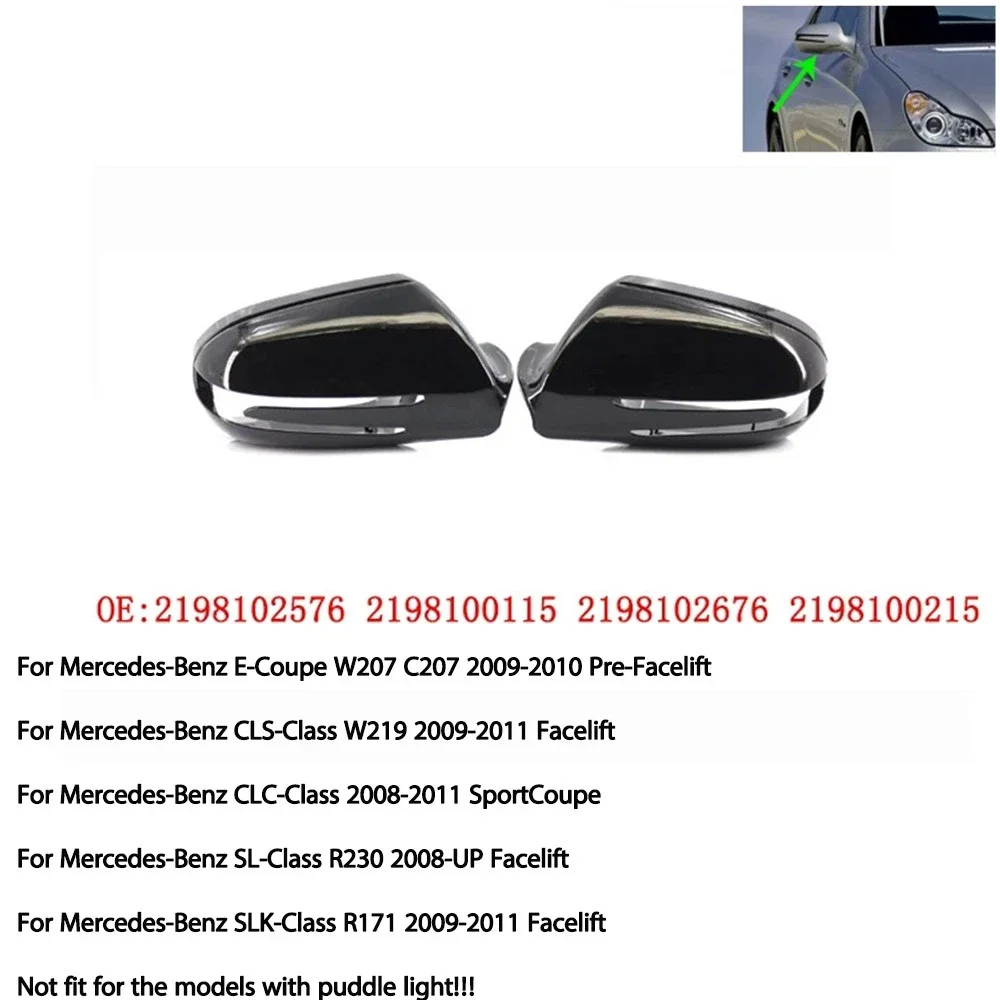 2198100115 For Mercedes-Benz W207 W219 R230 R171 E-Coupe CLS SL SLK Class Car Rear View Side View Mirror Cover Cap Case Shell
2198100115 For Mercedes-Benz W207 W219 R230 R171 E-Coupe CLS SL SLK Class Car Rear View Side View Mirror Cover Cap Case Shell