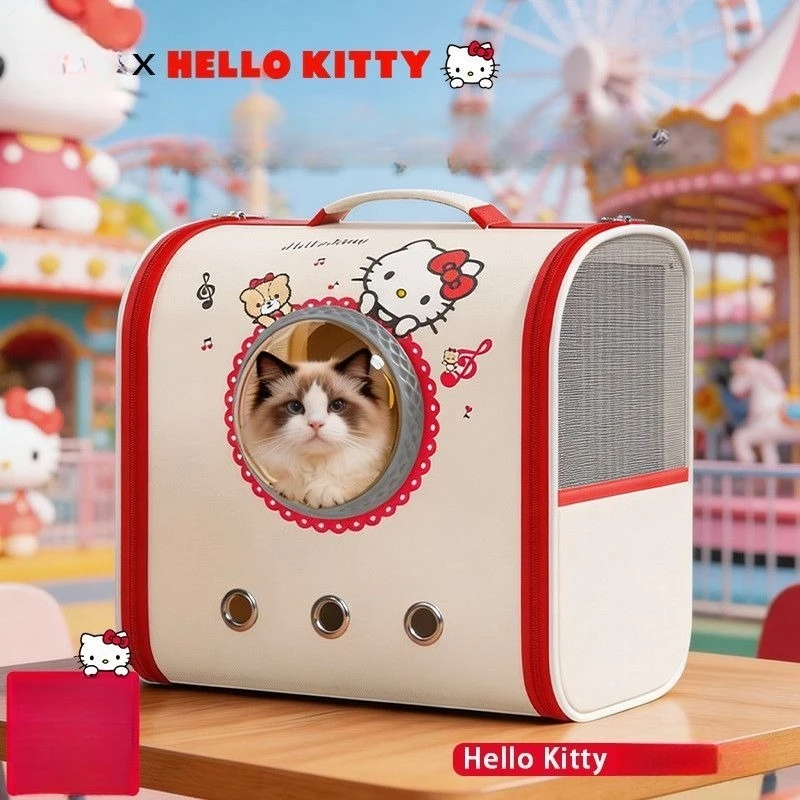 Sanrio Hello Kitty Pet Backpack High-capacity Portable Outing Cat Out Bag Fashion Brief Cartoon Birthday Gift Sell Well 2026 New
Sanrio Hello Kitty Pet Backpack High-capacity Portable Outing Cat Out Bag Fashion Brief Cartoon Birthday Gift Sell Well 2026 New