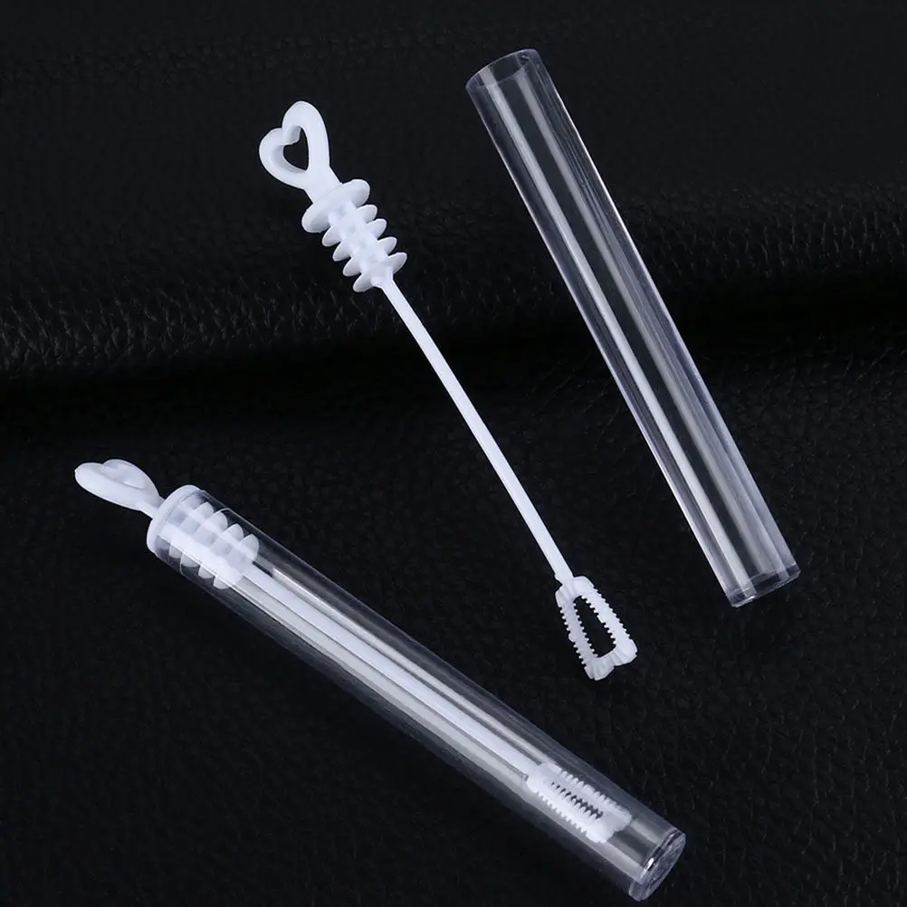 18Pcs Empty Love Heart Bubble Wand Bottles Refillable Tubes for Birthday Weddings Summer Outdoor Bubble Making Party Favors
18Pcs Empty Love Heart Bubble Wand Bottles Refillable Tubes for Birthday Weddings Summer Outdoor Bubble Making Party Favors