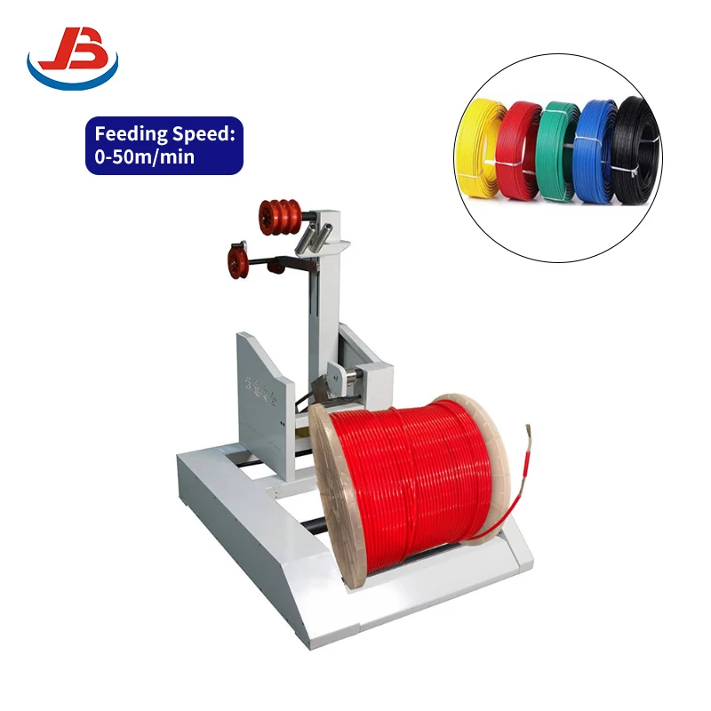 JB-F600 Heavy-duty Spool Pre-feeder Max Load Weight 280kg Can Match with Cutting and Stripping Machine
JB-F600 Heavy-duty Spool Pre-feeder Max Load Weight 280kg Can Match with Cutting and Stripping Machine
