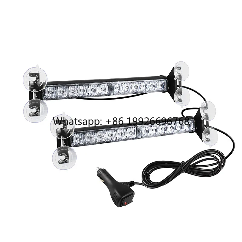 Two Sync Flash Lights with One Controller Emergency Car Interior Led Dash Strobe Light Car Interior Decorative Strobe Light
Two Sync Flash Lights with One Controller Emergency Car Interior Led Dash Strobe Light Car Interior Decorative Strobe Light