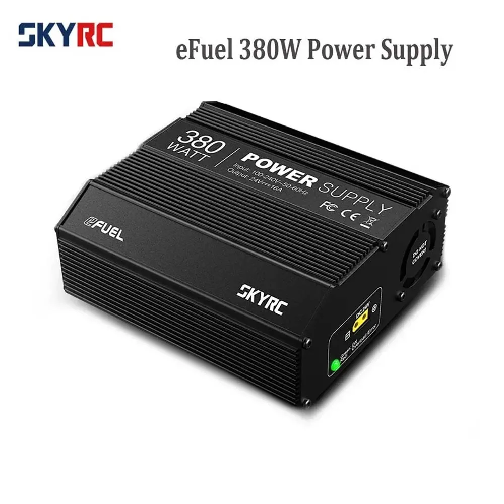 SKYRC EFuel 380W 16A High Quality Power Supply 100-200V to 24V DC Adapter for SKYRC B6 Nano ISDT Q6 plus e4Q DC Chargers
SKYRC EFuel 380W 16A High Quality Power Supply 100-200V to 24V DC Adapter for SKYRC B6 Nano ISDT Q6 plus e4Q DC Chargers