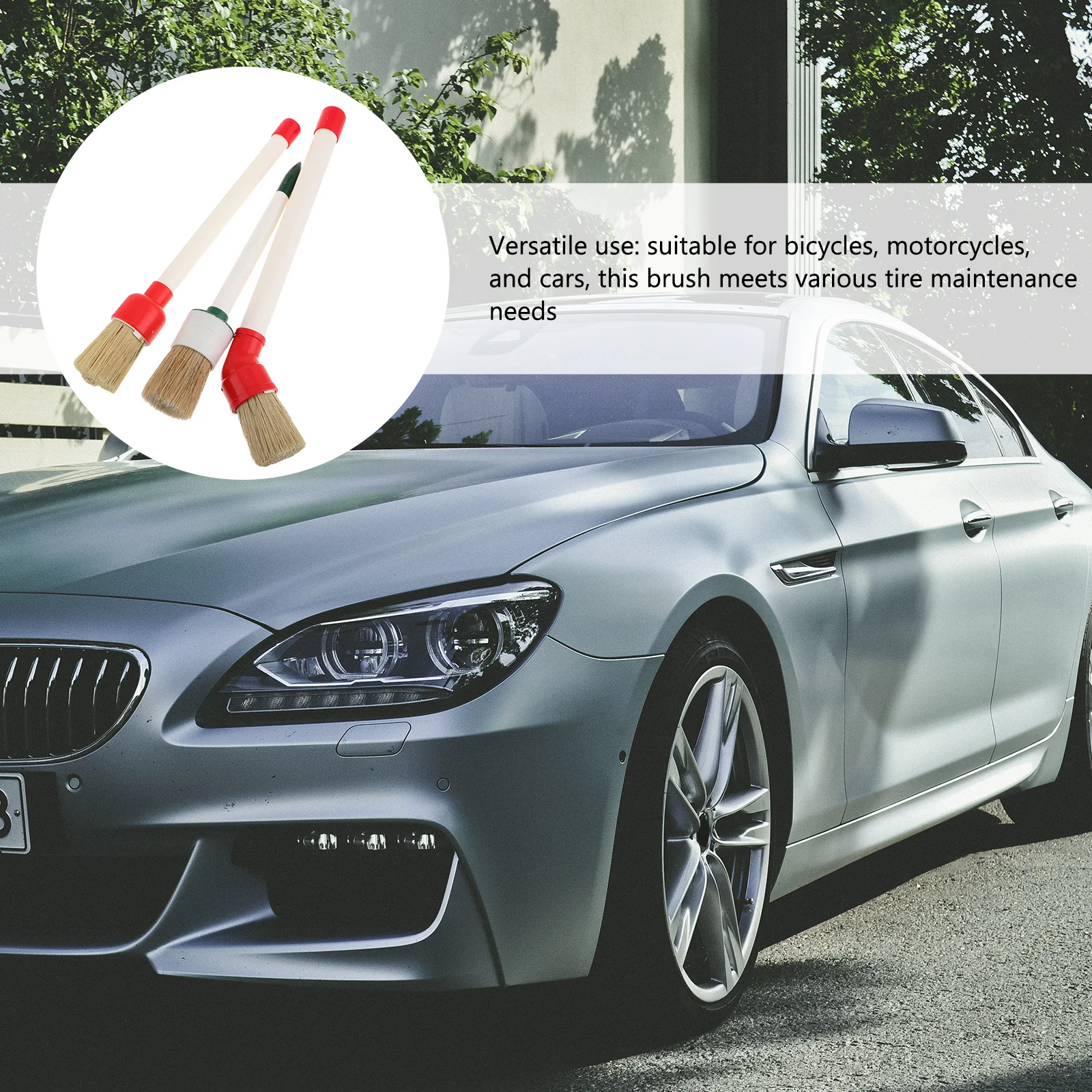 3Pcs Tire Lubricant Brush Set Round Angled Heads Ergonomic Handle for Tire Mounting Car Motorcycle Bicycle Detailing Wheel
3Pcs Tire Lubricant Brush Set Round Angled Heads Ergonomic Handle for Tire Mounting Car Motorcycle Bicycle Detailing Wheel