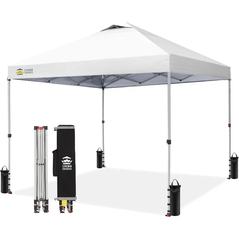 CROWN SHADES 12x12 Pop Up Canopy Outside Canopy, One Push Tent Canopy with Wheeled Carry Bag, Bonus 8 Stakes and 4 Ropes
CROWN SHADES 12x12 Pop Up Canopy Outside Canopy, One Push Tent Canopy with Wheeled Carry Bag, Bonus 8 Stakes and 4 Ropes