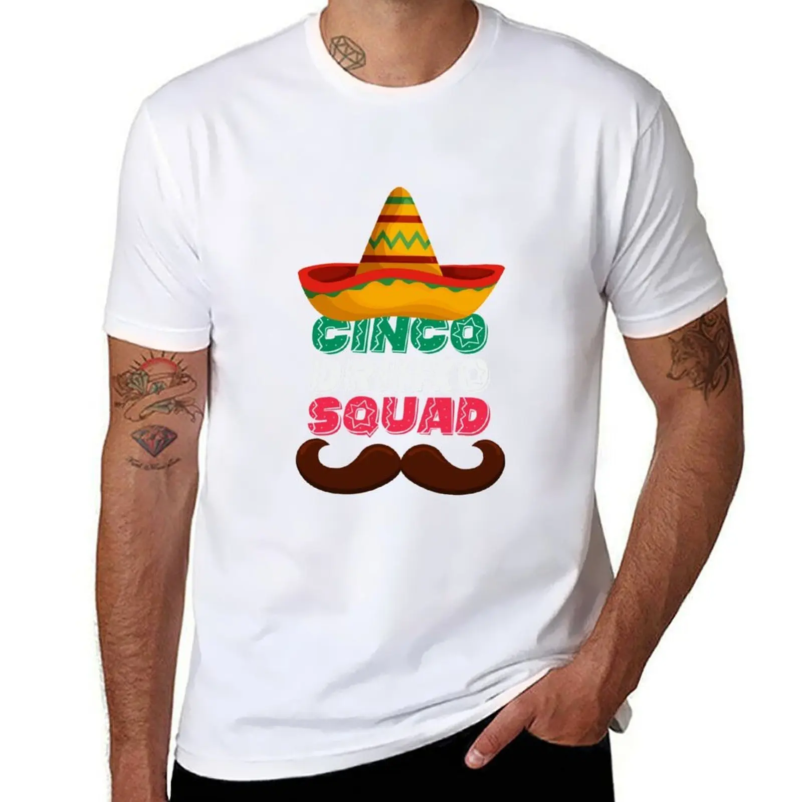 Cinco Drinko Squad Party Mexican Fiesta Funny Cinco de Mayo Gift T-Shirt man t shirt heavy cotton man t shirt luxury T-Shirt
Cinco Drinko Squad Party Mexican Fiesta Funny Cinco de Mayo Gift T-Shirt man t shirt heavy cotton man t shirt luxury T-Shirt
