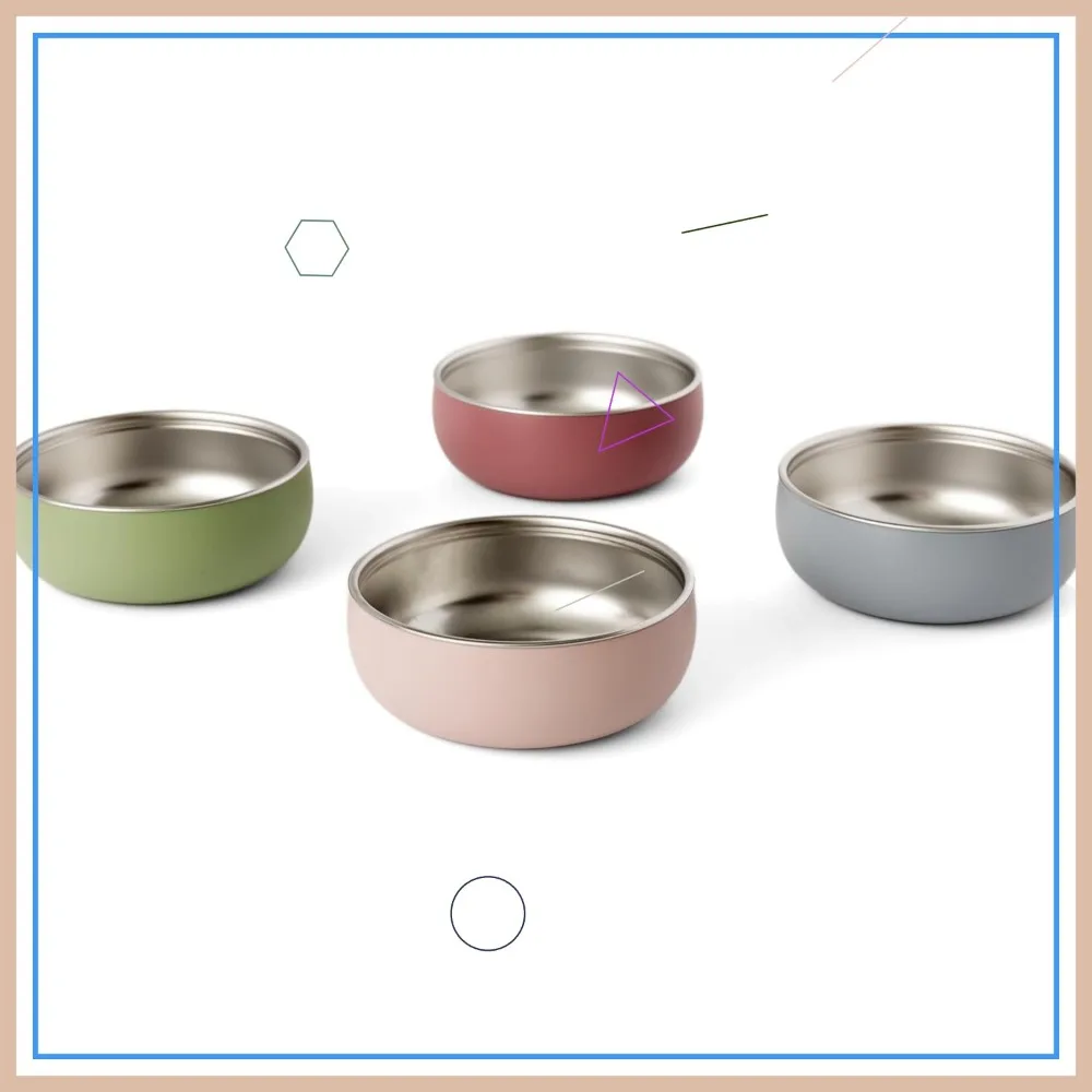 Stainless Steel Child Bowl Set of 4 with Non-Slip Silicone Shell, Unbreakable and BPA-Free for Babies, Toddlers, Kids
Stainless Steel Child Bowl Set of 4 with Non-Slip Silicone Shell, Unbreakable and BPA-Free for Babies, Toddlers, Kids