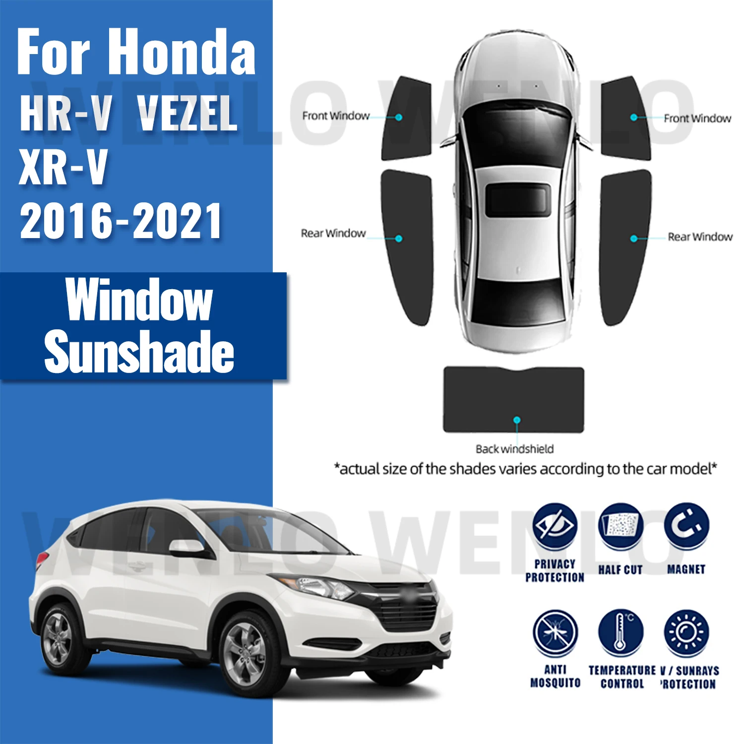 For Honda HR-V VEZEL XR-V 2016-2021 HRV VEZEL XRV Magnetic Car Sunshade Front Windshield Frame Curtain Side Window Sun Shade
For Honda HR-V VEZEL XR-V 2016-2021 HRV VEZEL XRV Magnetic Car Sunshade Front Windshield Frame Curtain Side Window Sun Shade