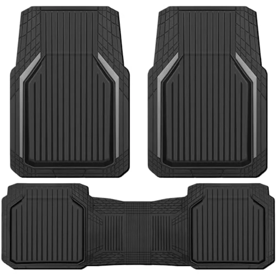 Heavy Duty Rubber Floor Mats for Car, Waterproof Liner Deep Dish Car Mats Full Sets, Universal Trim to Fit for SUV Truck Sedans
Heavy Duty Rubber Floor Mats for Car, Waterproof Liner Deep Dish Car Mats Full Sets, Universal Trim to Fit for SUV Truck Sedans