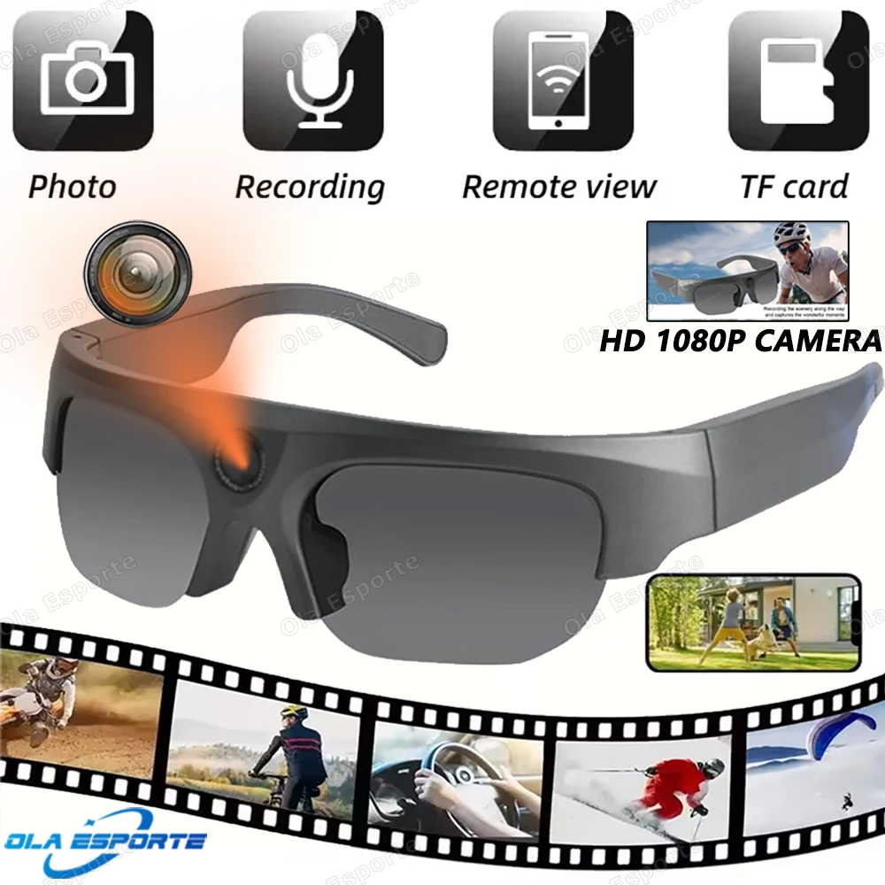 4K HD Glasses Camera Video Driving Record Cycling Video Smart Glasses With Eyewear Camcorder For Outdoor Mini Camera Sunglasses
4K HD Glasses Camera Video Driving Record Cycling Video Smart Glasses With Eyewear Camcorder For Outdoor Mini Camera Sunglasses