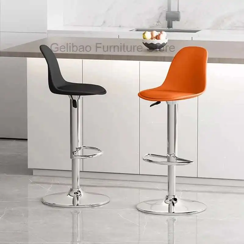 Adjustable Swivel Bar Stool Counter Kitchen High Back Bar Stool Simple Leather Tabouret De Bar Style Industriel Salon Chair
Adjustable Swivel Bar Stool Counter Kitchen High Back Bar Stool Simple Leather Tabouret De Bar Style Industriel Salon Chair