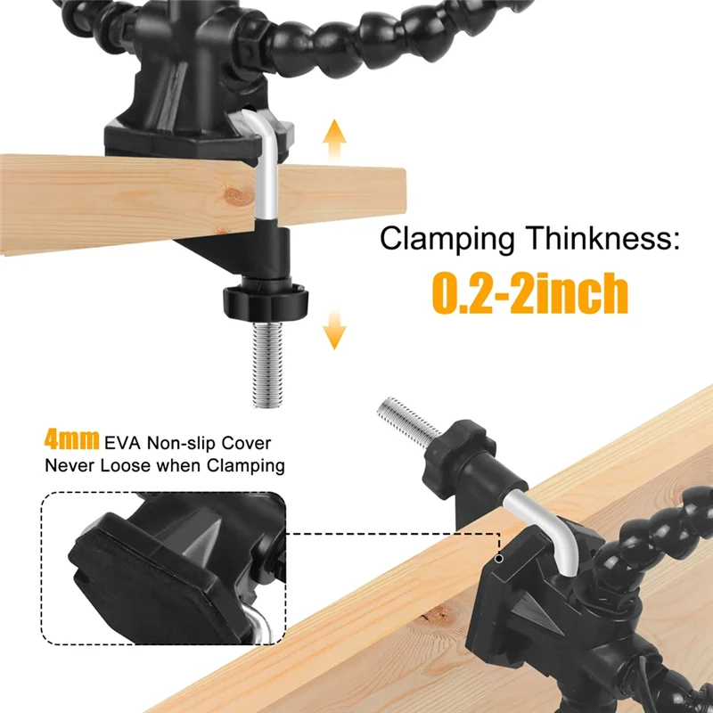AA01-PCB Holder Desk Clamp Soldering Third Welding Station Flexible Arms LED Lamp Welding Auxiliary Clamping Tool
AA01-PCB Holder Desk Clamp Soldering Third Welding Station Flexible Arms LED Lamp Welding Auxiliary Clamping Tool