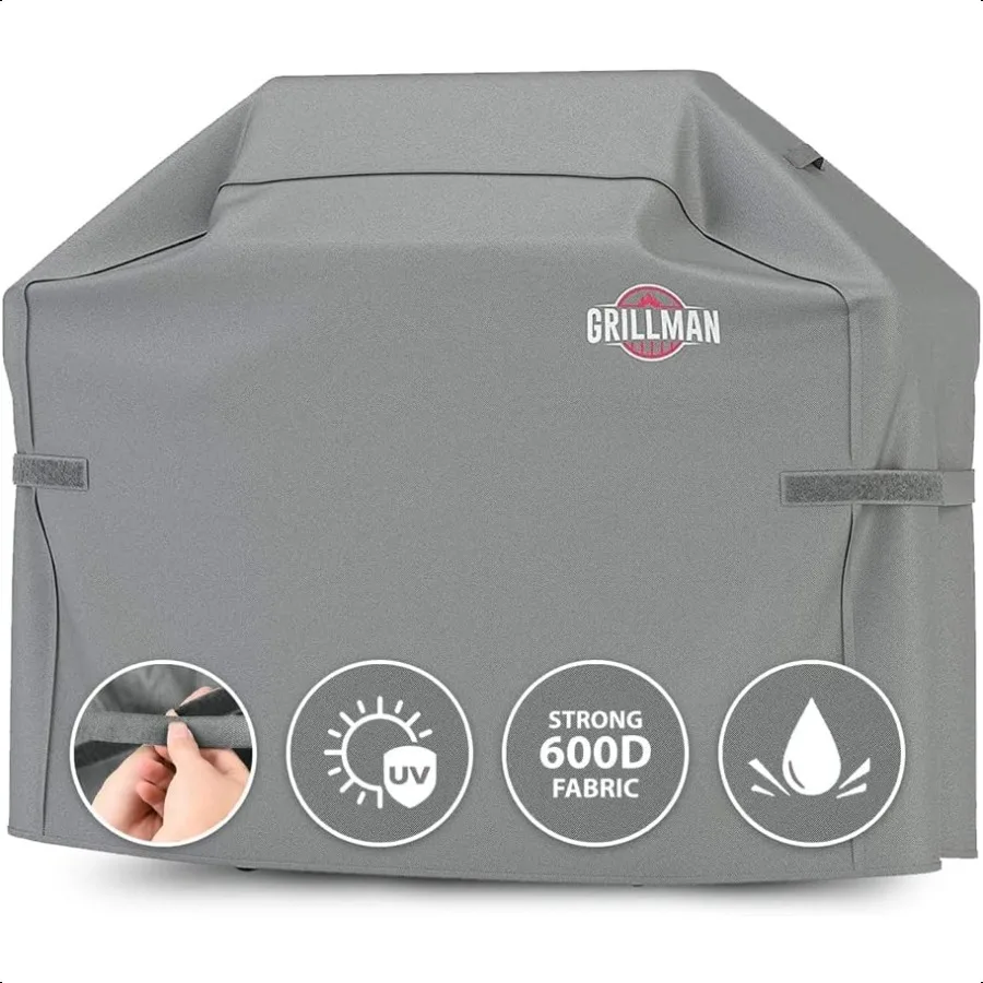 Grillman Premium Grill Cover for Outdoor Grill BBQ Grill Cover RipProof Waterproof Top HeavyDuty Large Grill Covers for Outside
Grillman Premium Grill Cover for Outdoor Grill BBQ Grill Cover RipProof Waterproof Top HeavyDuty Large Grill Covers for Outside