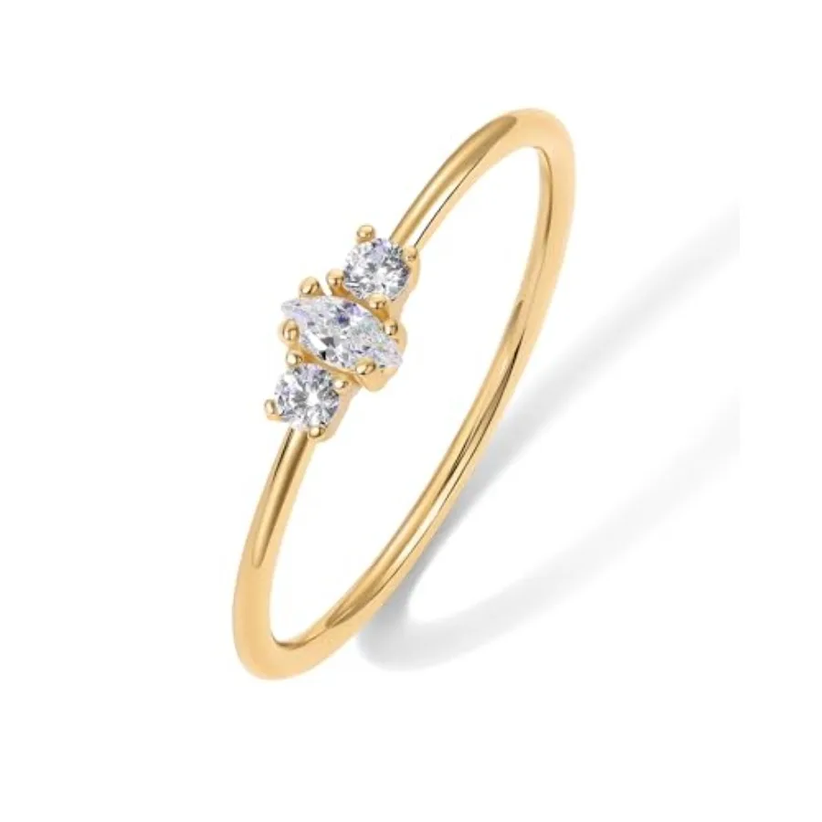 18K Gold Plated Mini Cubic Zirconia Stackable Rings for Women Dainty Stacking Thin Band for Women
18K Gold Plated Mini Cubic Zirconia Stackable Rings for Women Dainty Stacking Thin Band for Women