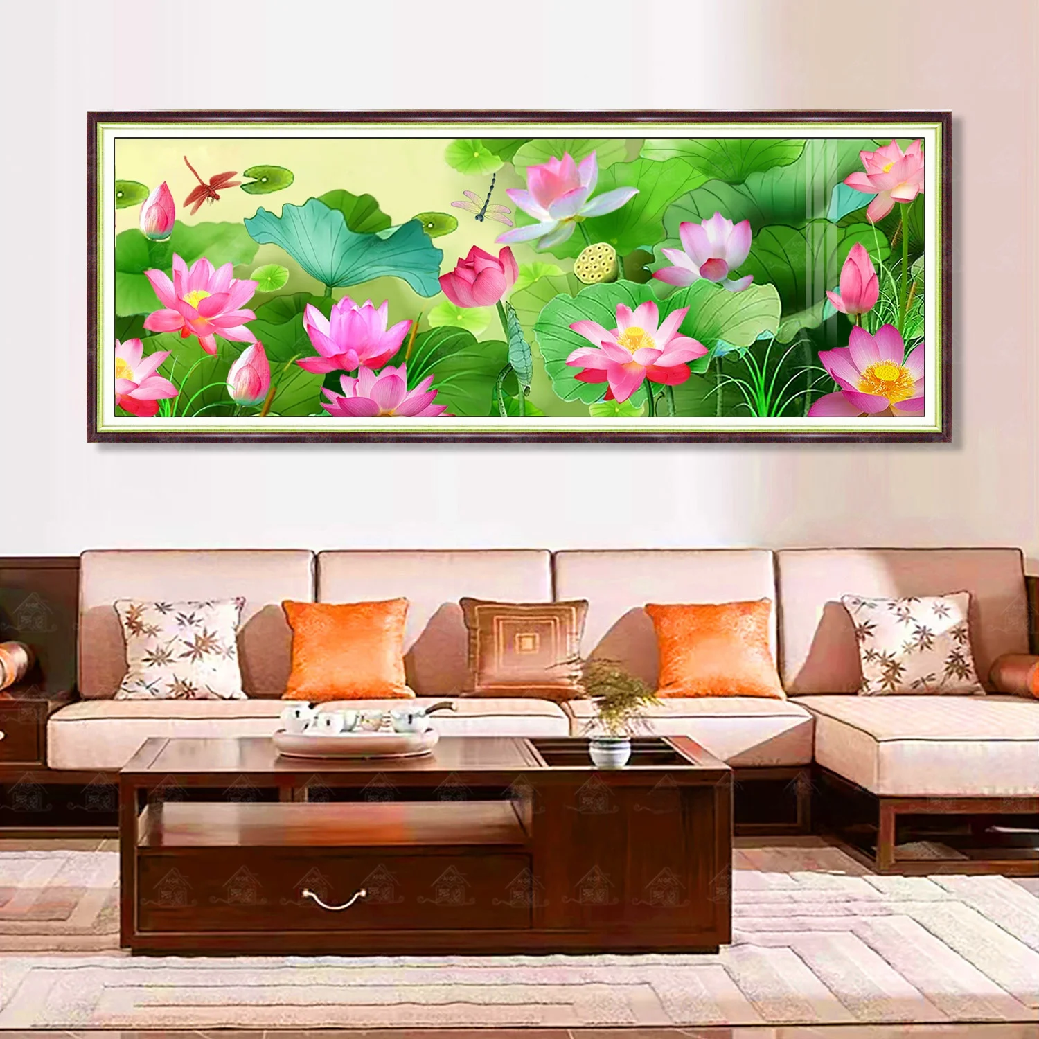 New Version Red Lotus Sunlight Cross Stitch Handmade Simple Modern Living Room Decor Cotton Fabric Plant Flower Pattern
New Version Red Lotus Sunlight Cross Stitch Handmade Simple Modern Living Room Decor Cotton Fabric Plant Flower Pattern