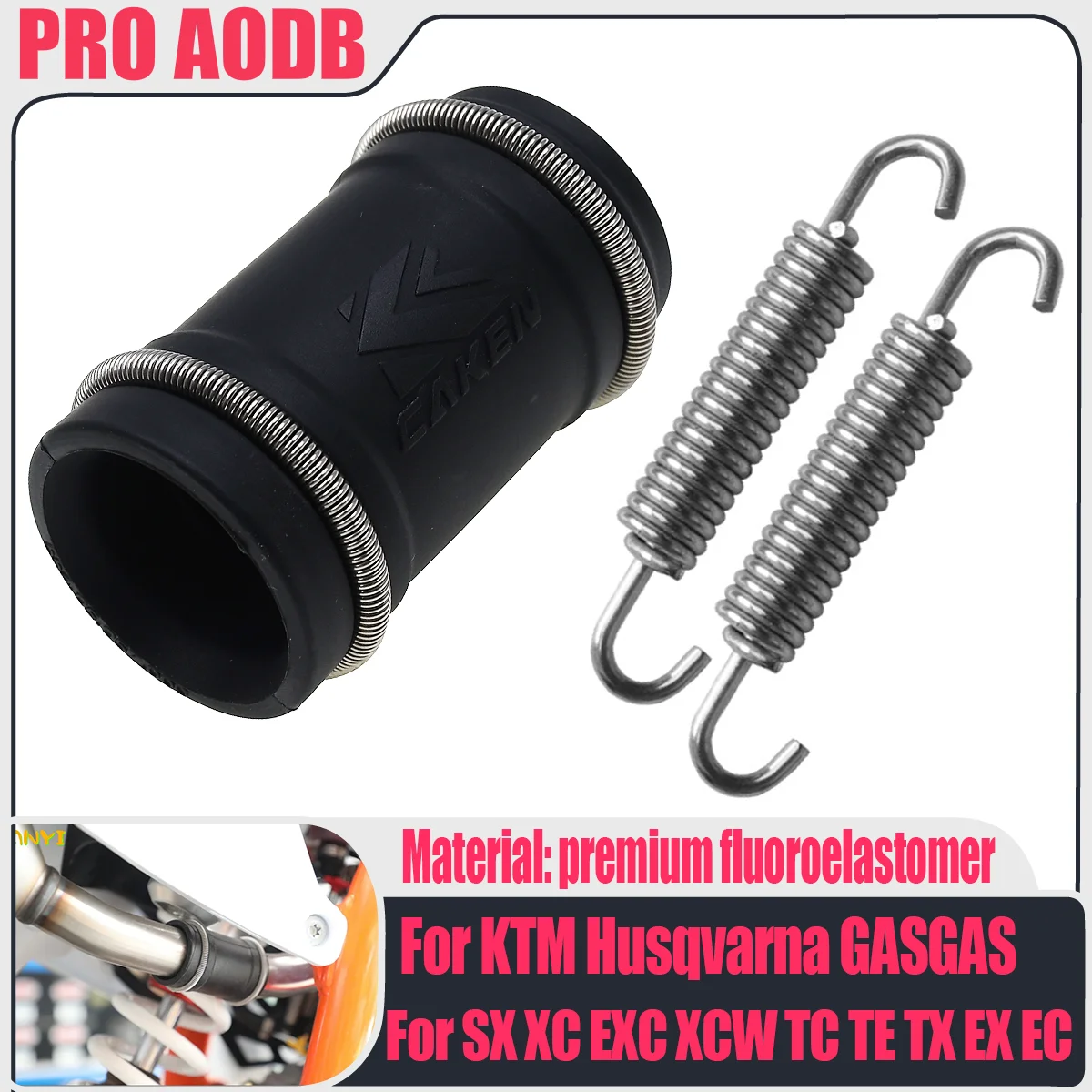 For KTM Husqvarna GASGAS Motocross Exhaust Pipe Tailpipe Seal Ring Spring Coupling Kit XC SX EXC XCW TPI TC TE TX EX EC MC Etc
For KTM Husqvarna GASGAS Motocross Exhaust Pipe Tailpipe Seal Ring Spring Coupling Kit XC SX EXC XCW TPI TC TE TX EX EC MC Etc